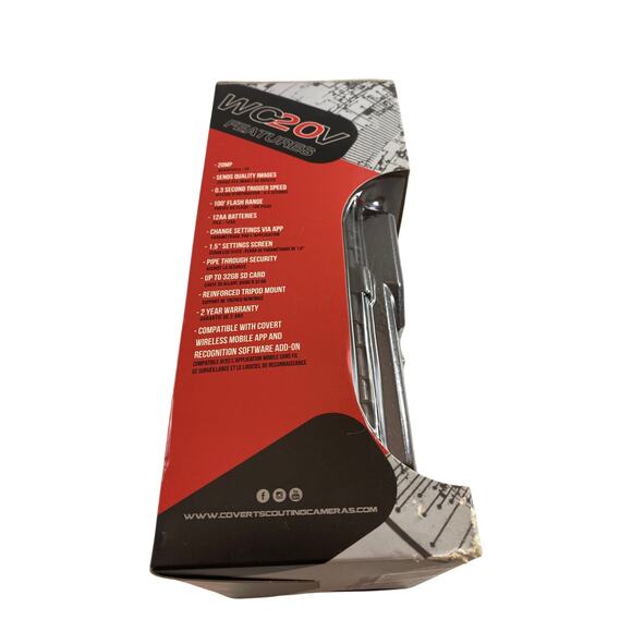 Covert Scouting Camera WC20V New In Box Verizon Game & Trail Camera Wildlife - Picture 5 of 5